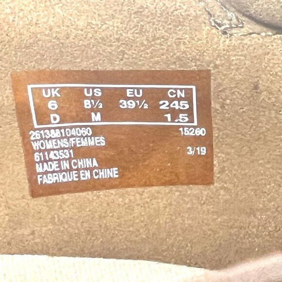 Clarks Collection Womens Pumps Shoes Size 8.5M Brown Leather Slip On Clog Bootie - Picture 10 of 11